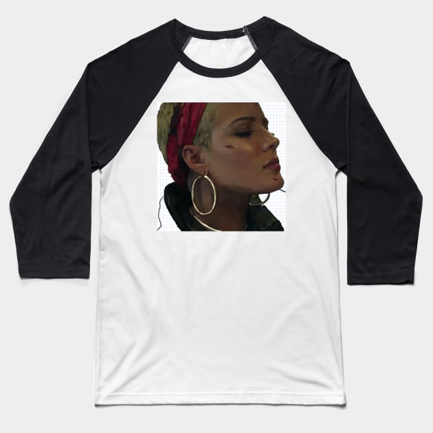 halsey Baseball T-Shirt by mynisel